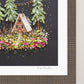 "A-Frame" Flower Print