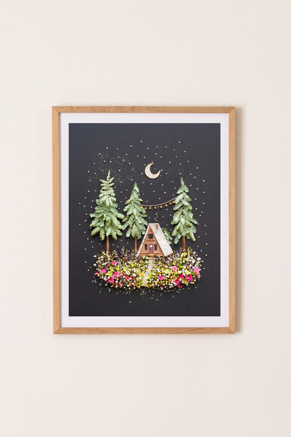 "A-Frame" Flower Print