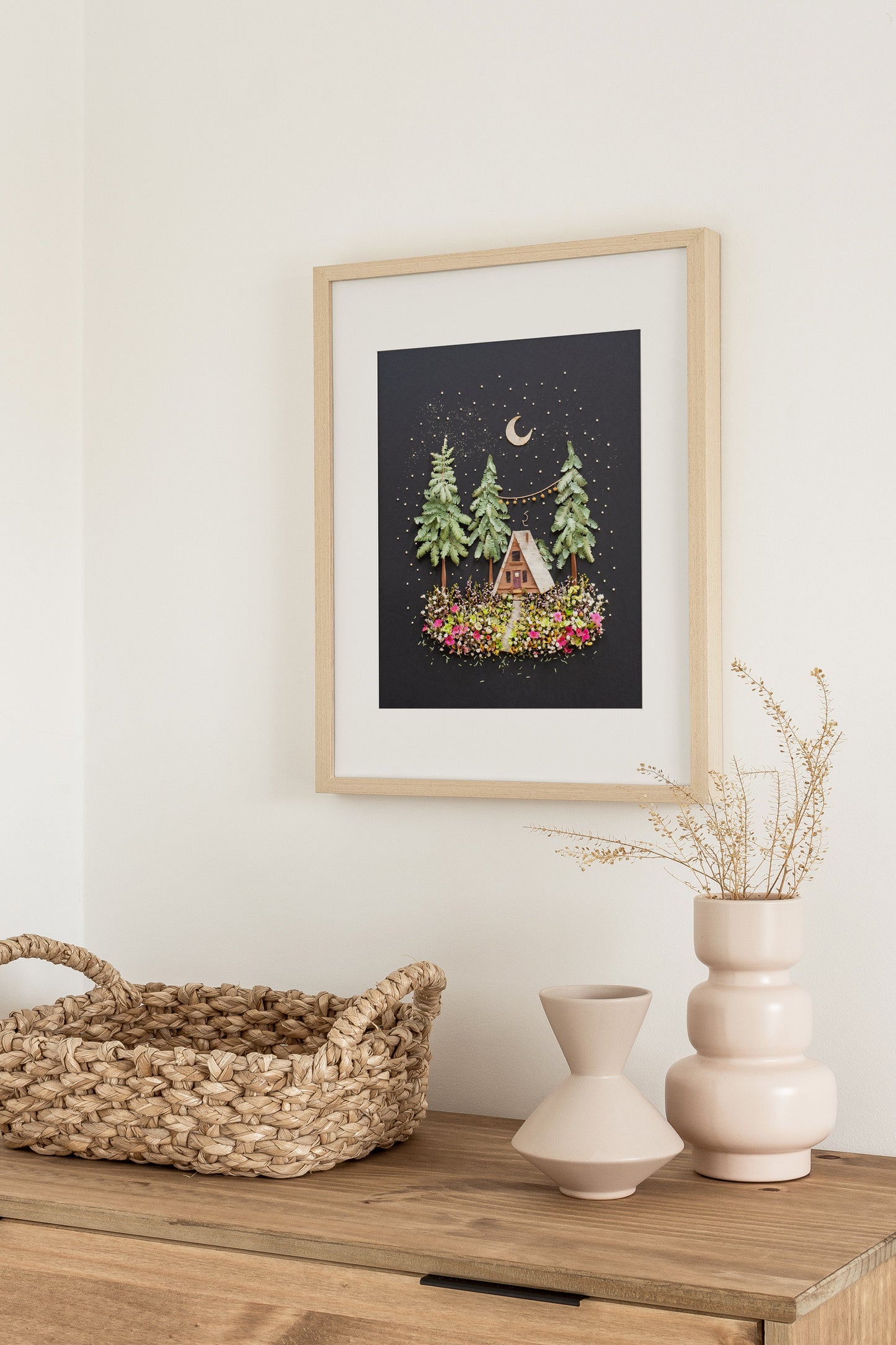 "A-Frame" Flower Print