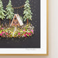 "A-Frame" Flower Print