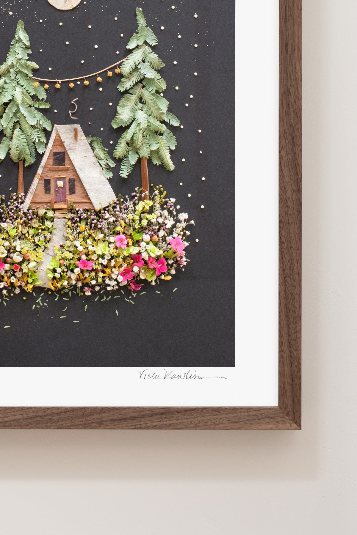 "A-Frame" Flower Print