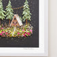 "A-Frame" Flower Print