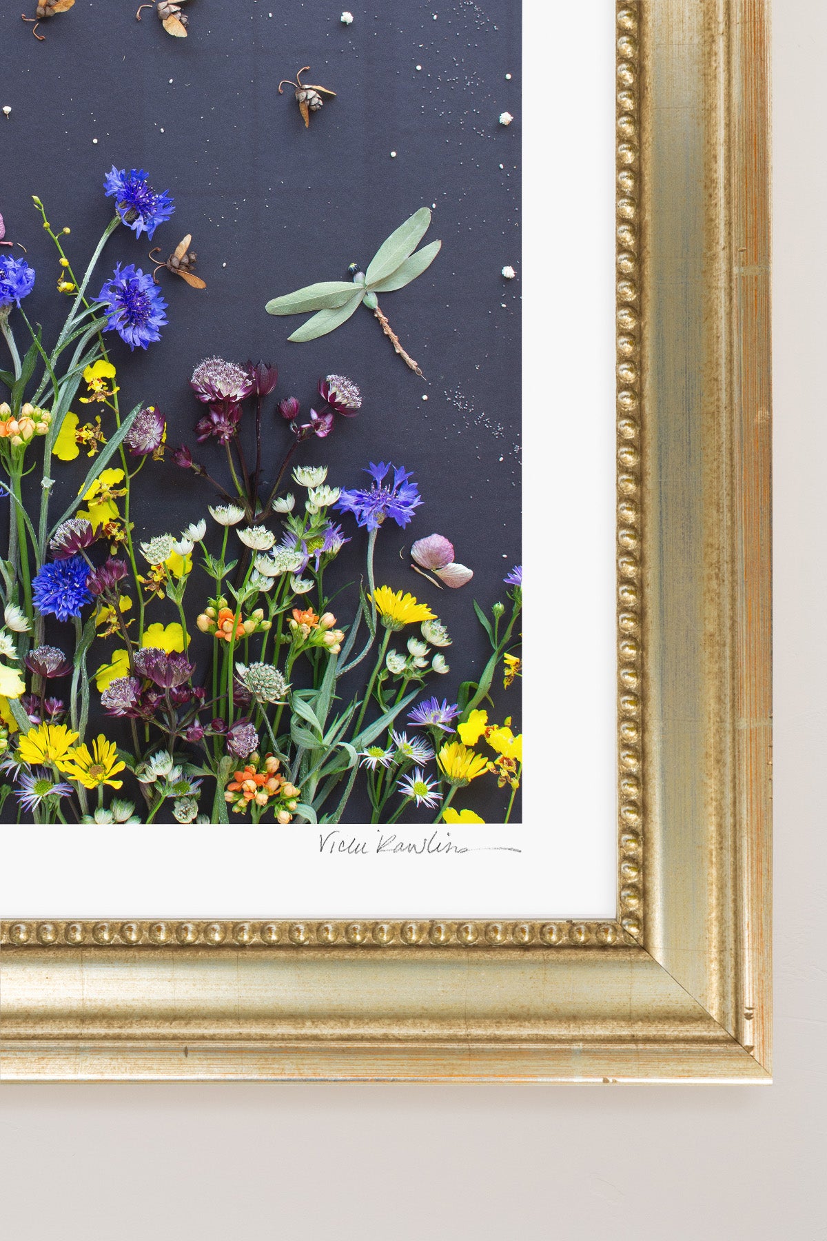 "Among the Flowers" Flower Print