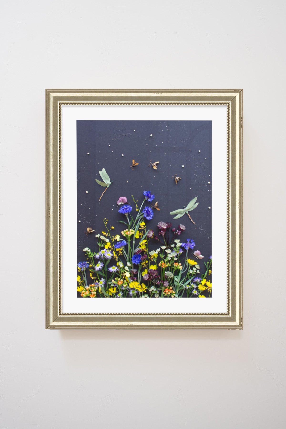 "Among the Flowers" Flower Print
