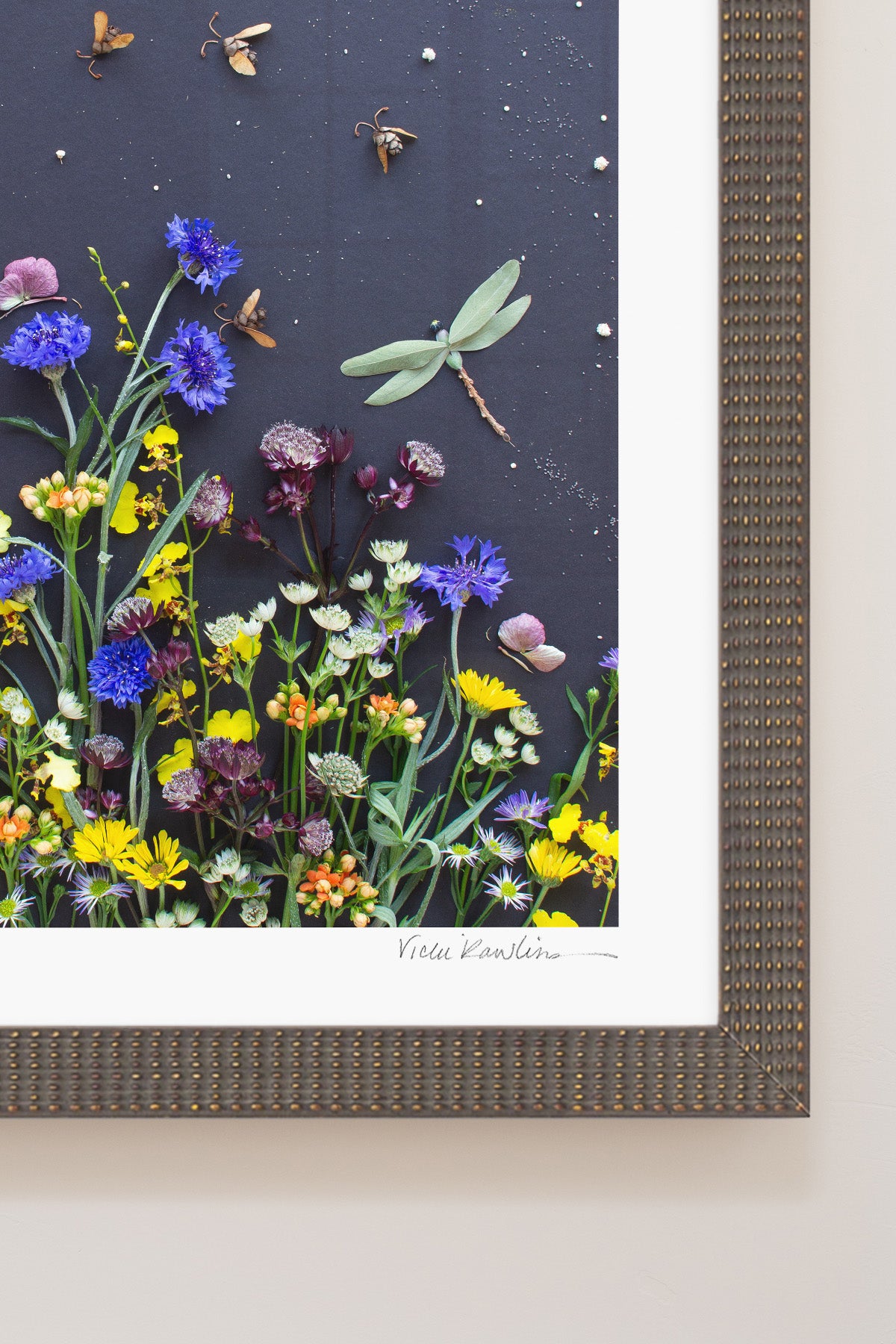 "Among the Flowers" Flower Print