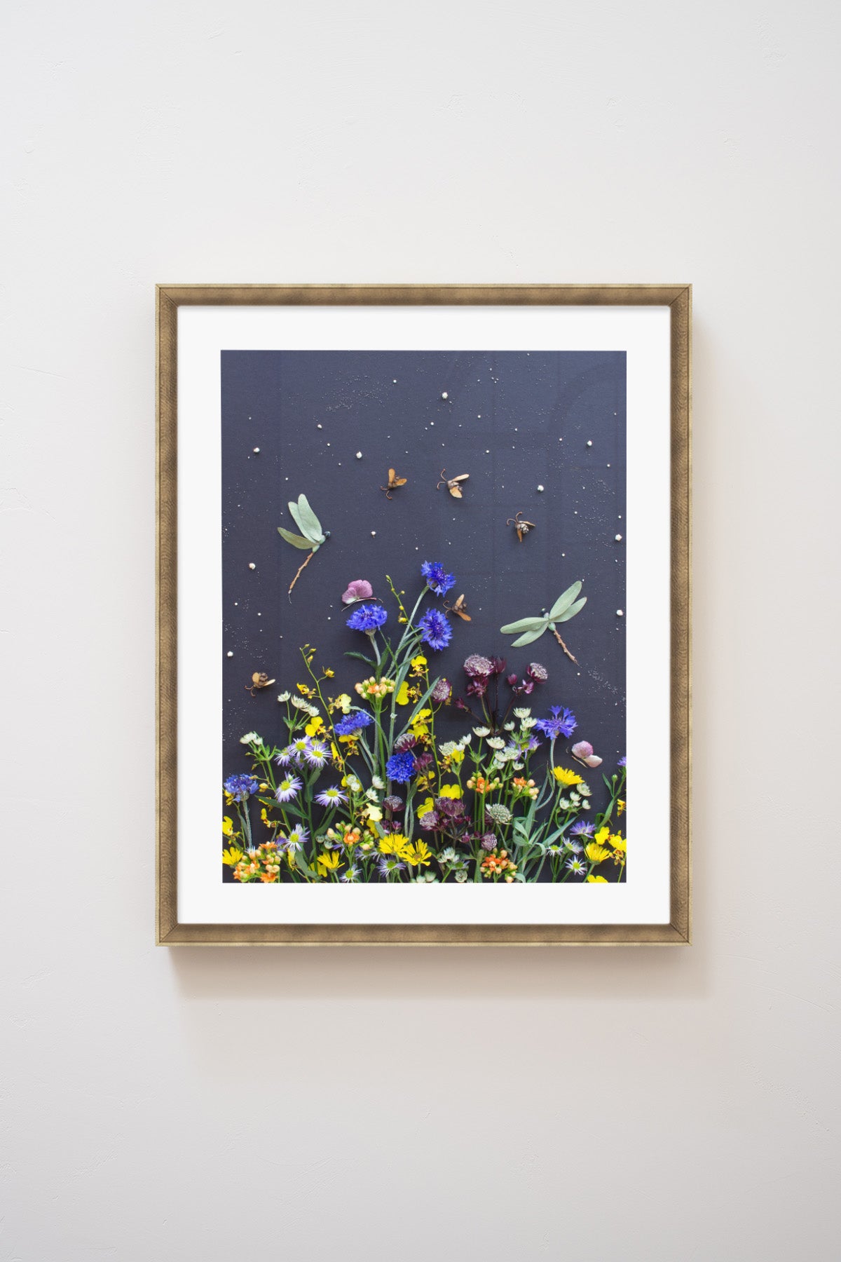 "Among the Flowers" Flower Print
