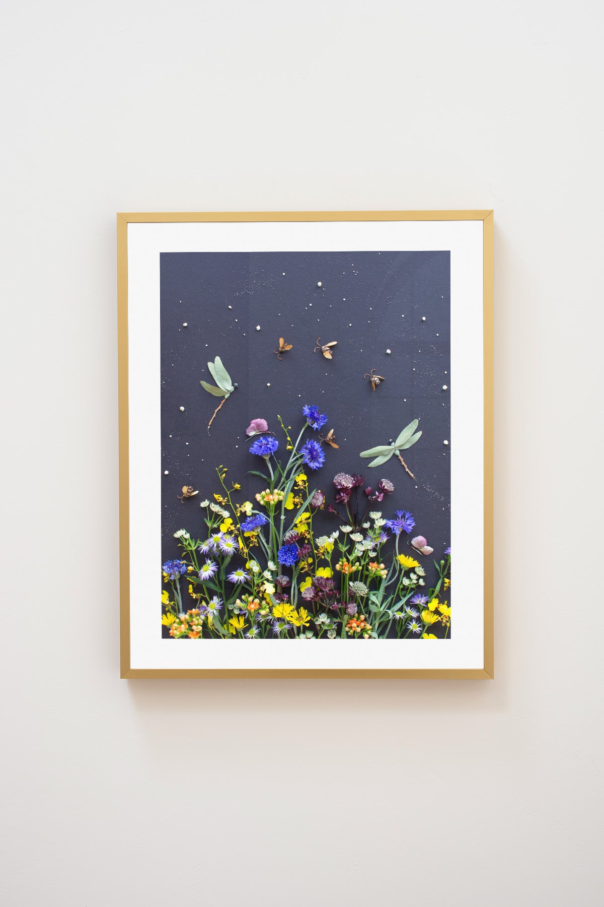 "Among the Flowers" Flower Print