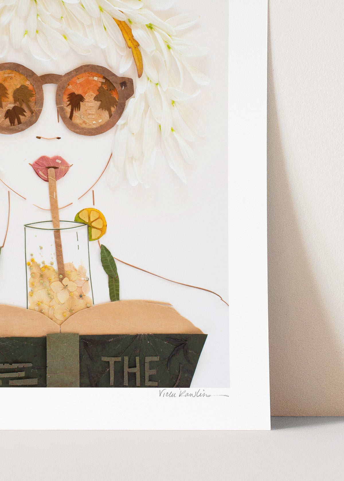 "Beach Read" Flower Print