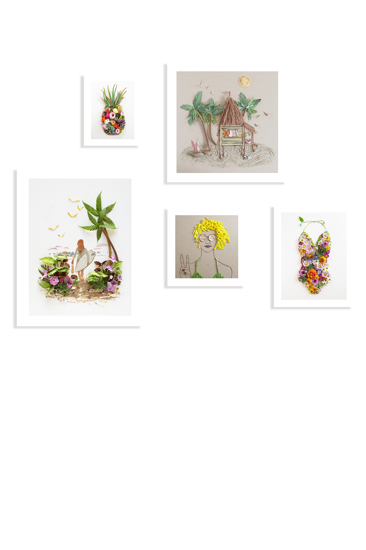 "Surf Like a Girl" Unframed Print Set