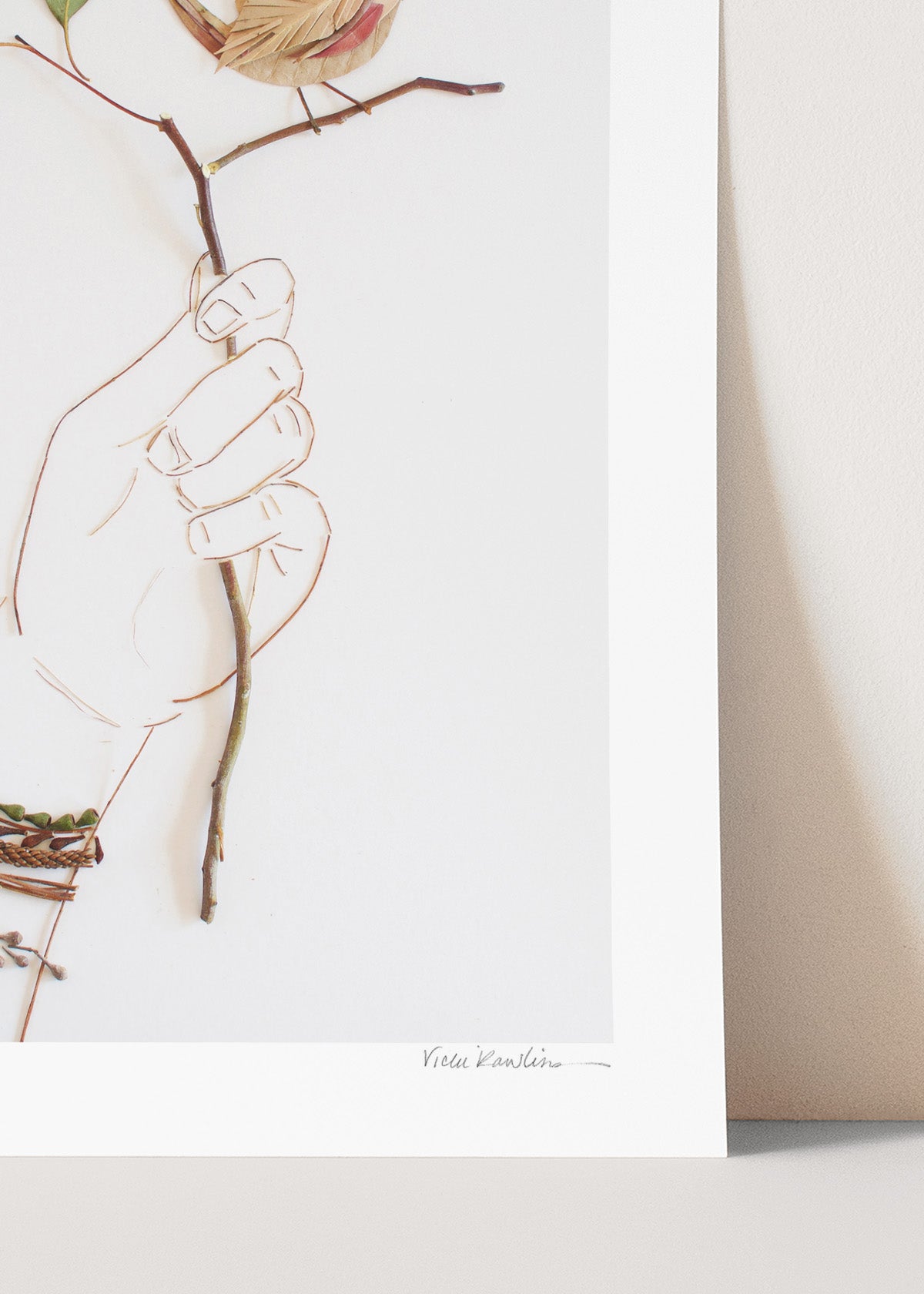 "Birds of a Feather" Flower Print
