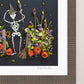 "Bones" Flower Print