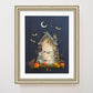 "BOO" Flower Print