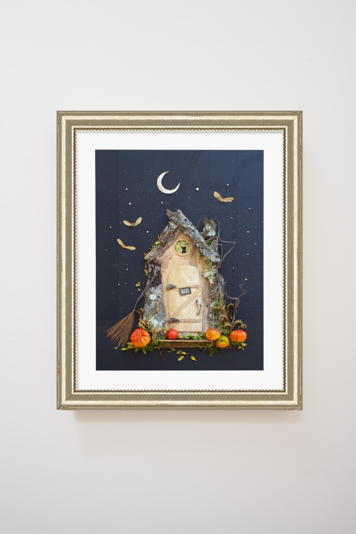 "BOO" Flower Print