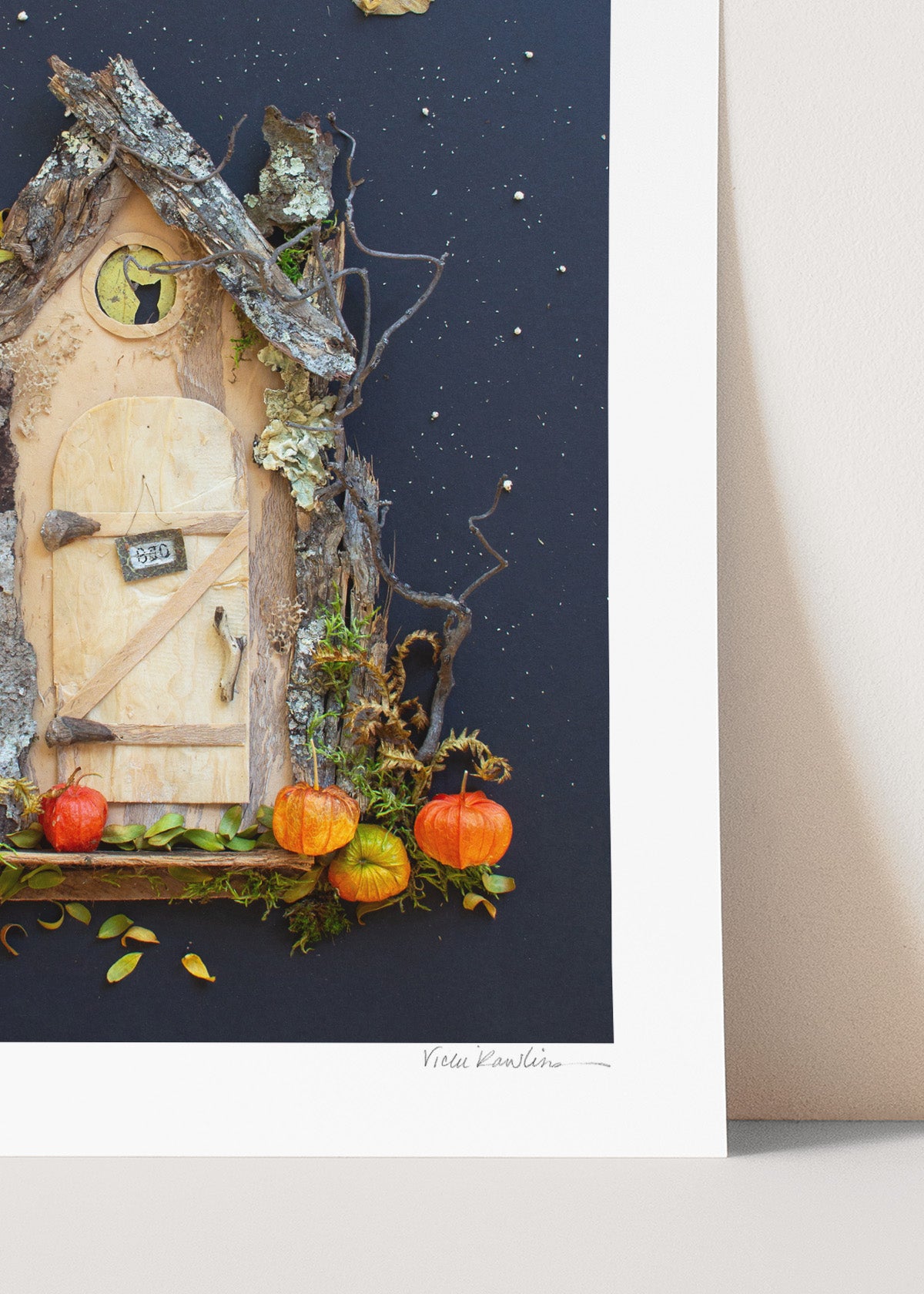 "BOO" Flower Print