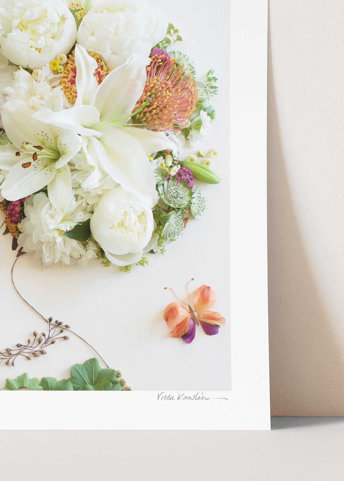"Breakfast at Tiffany's" Flower Print