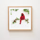 "Cardinal" Flower Print