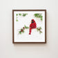 "Cardinal" Flower Print