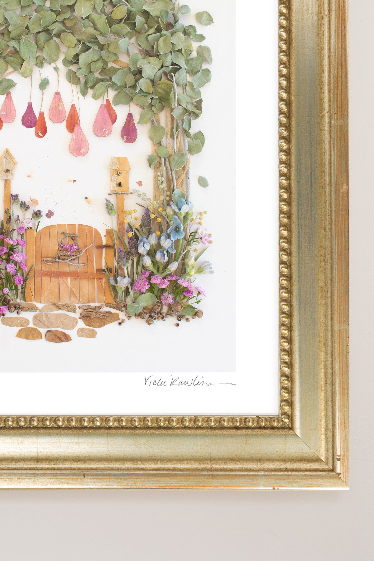 "Cottage Garden" Flower Print
