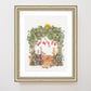 "Cottage Garden" Flower Print