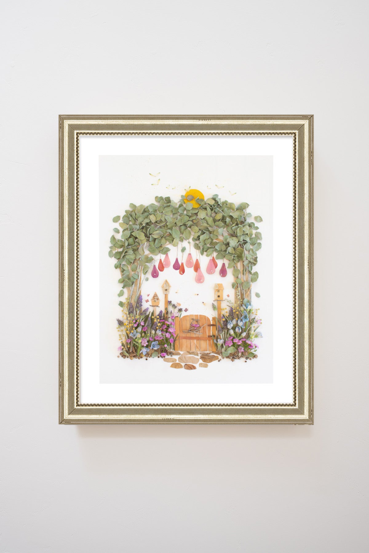 "Cottage Garden" Flower Print