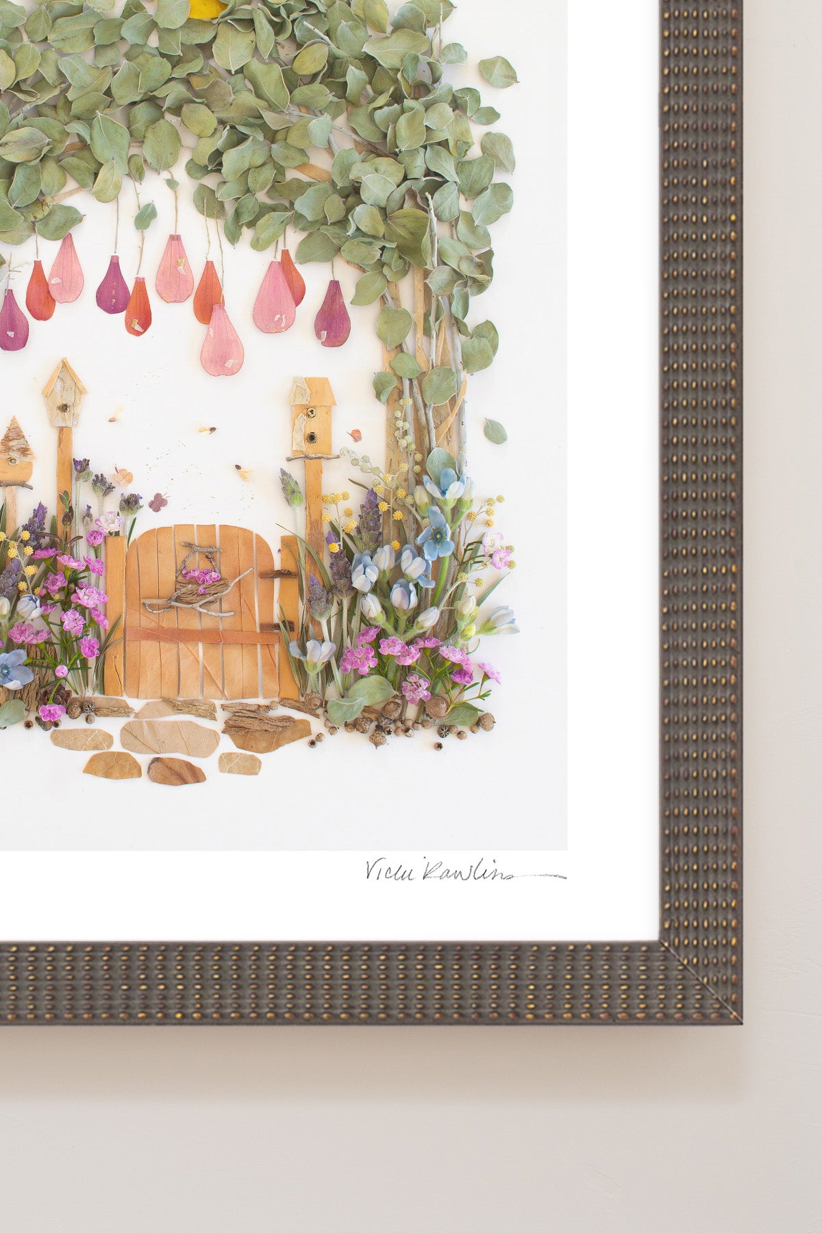 "Cottage Garden" Flower Print