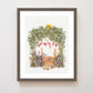 "Cottage Garden" Flower Print