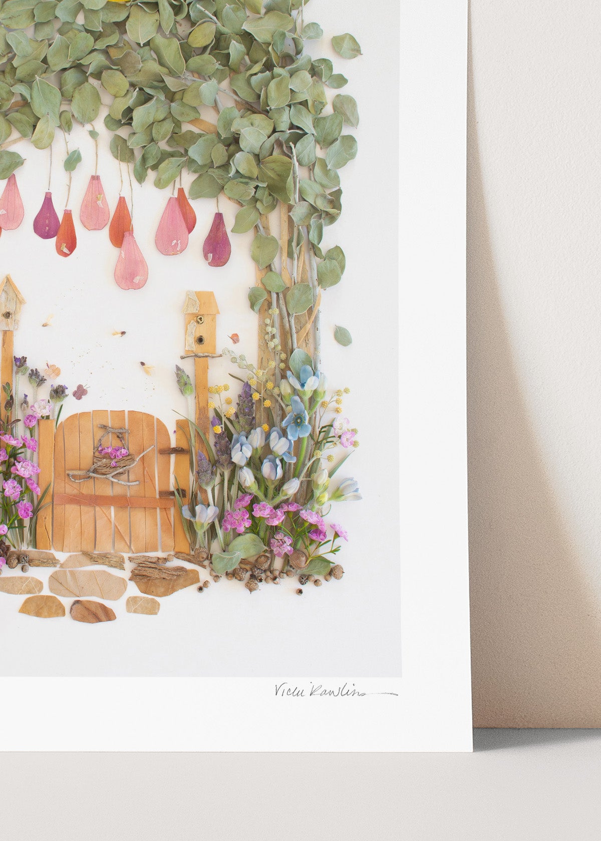 "Cottage Garden" Flower Print