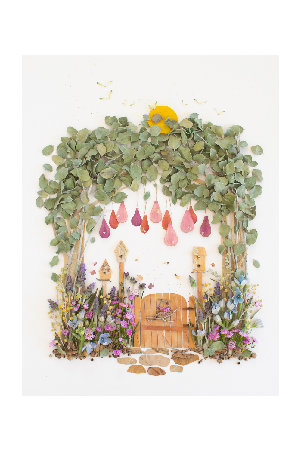 "Cottage Garden" Flower Print
