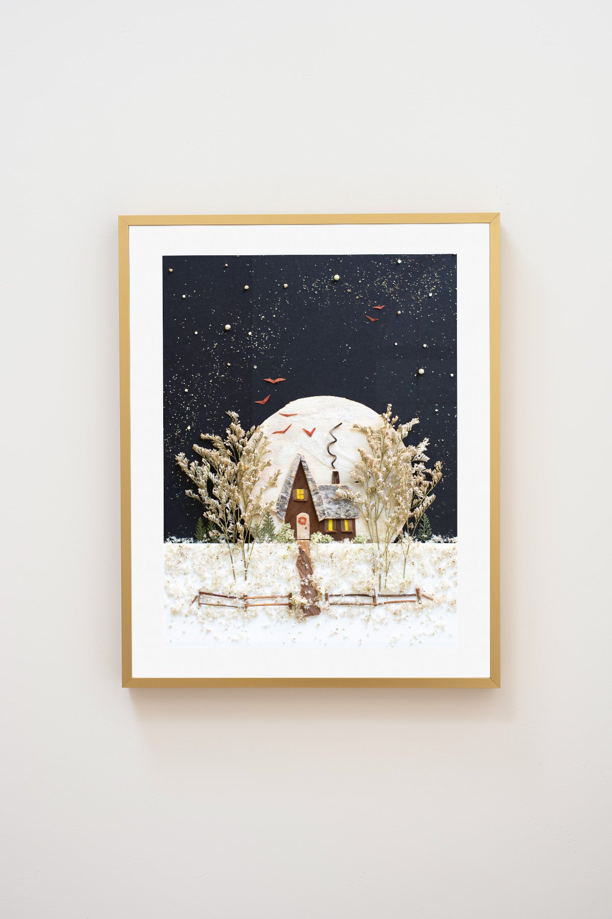 "December Moon" Flower Print