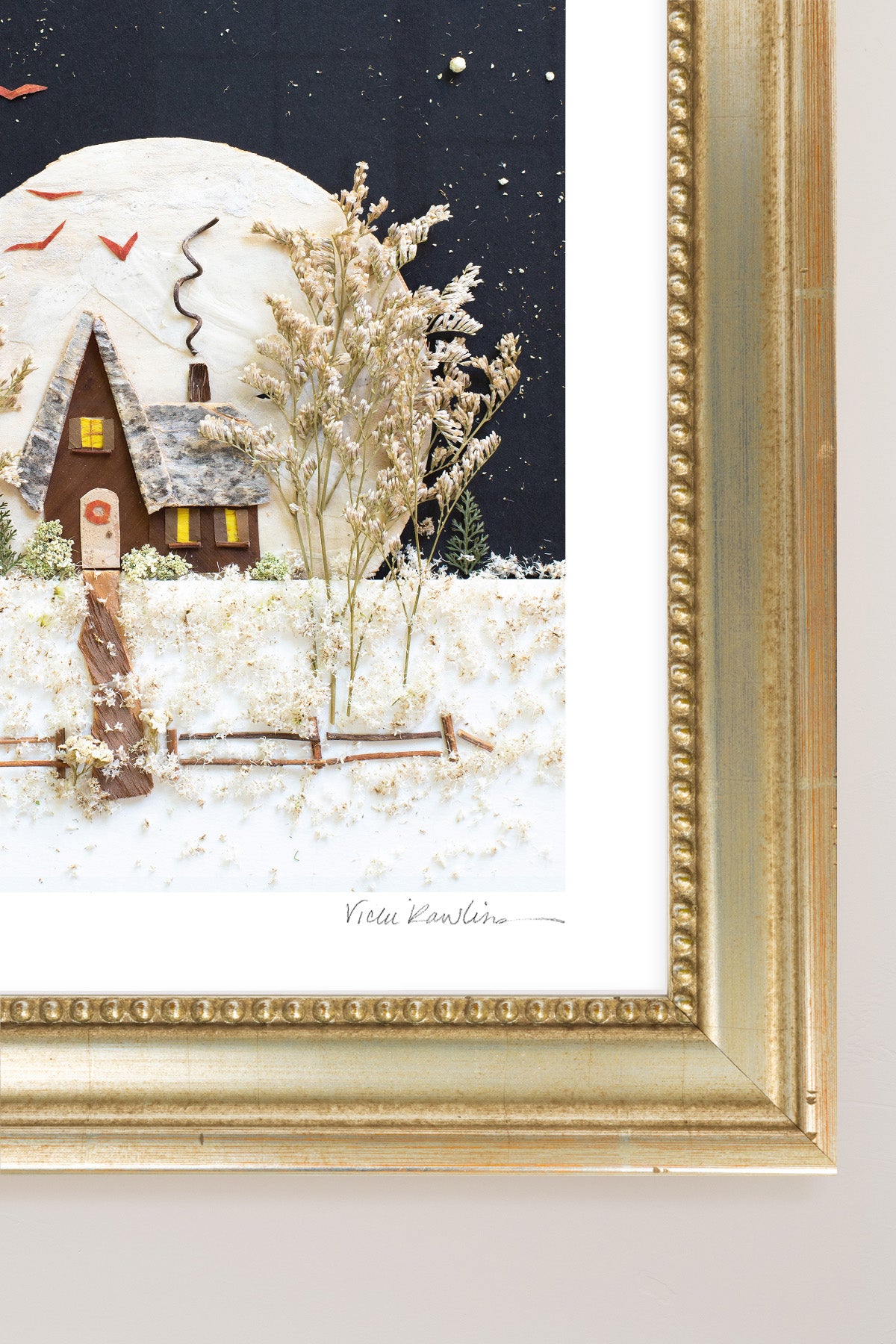 "December Moon" Flower Print