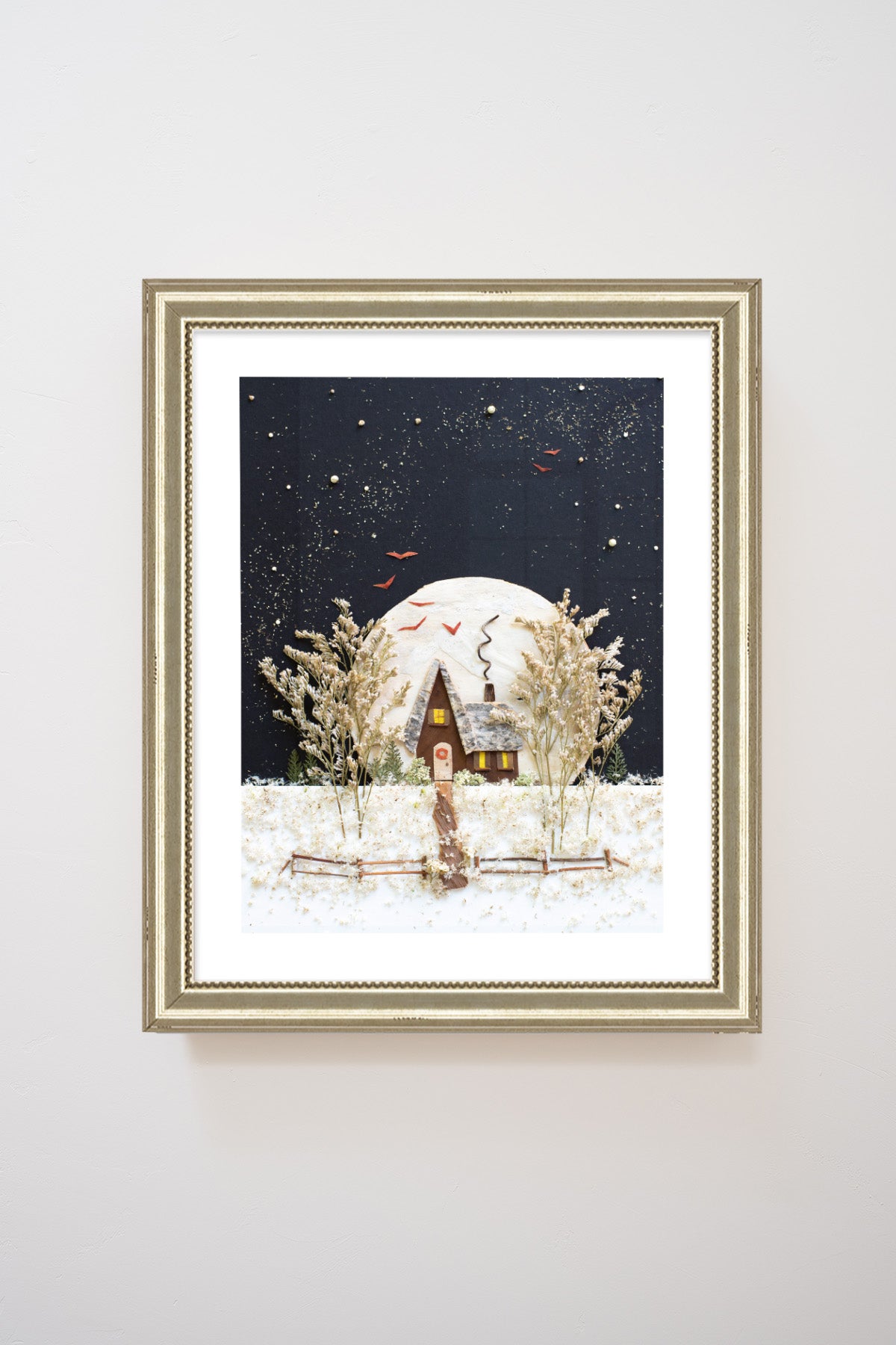 "December Moon" Flower Print