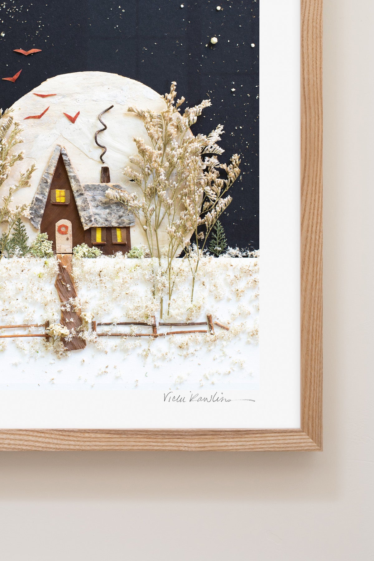 "December Moon" Flower Print