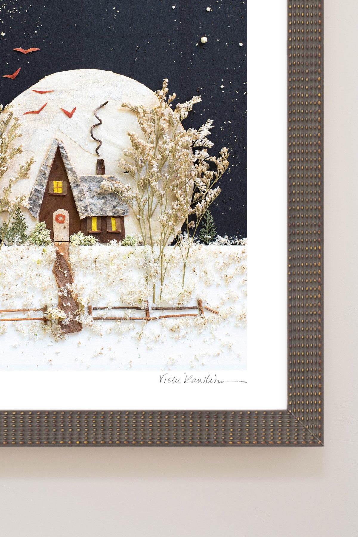 "December Moon" Flower Print