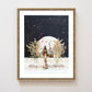 "December Moon" Flower Print
