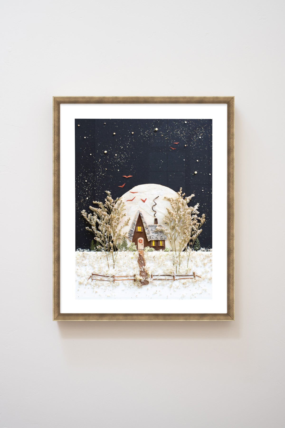 "December Moon" Flower Print
