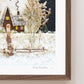 "December Moon" Flower Print