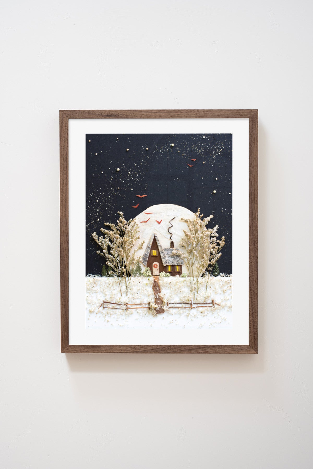 "December Moon" Flower Print