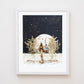"December Moon" Flower Print
