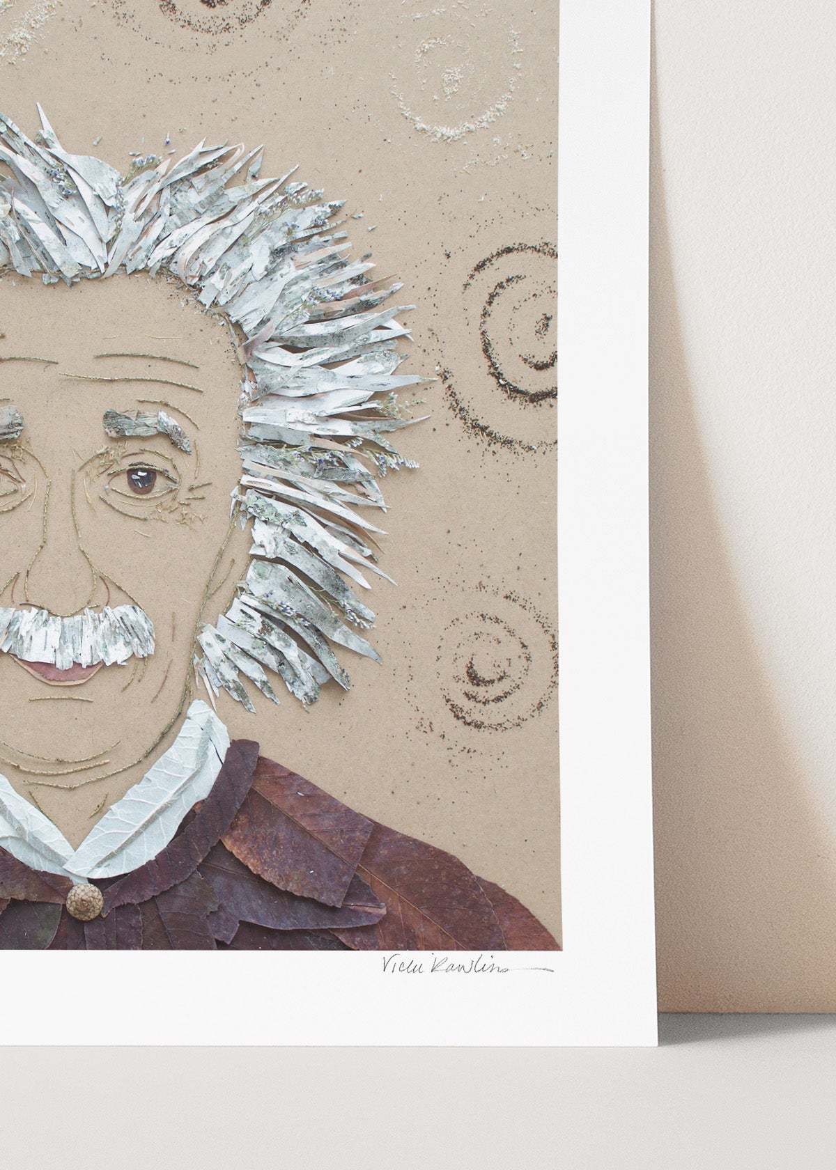 "Einstein" Flower Print