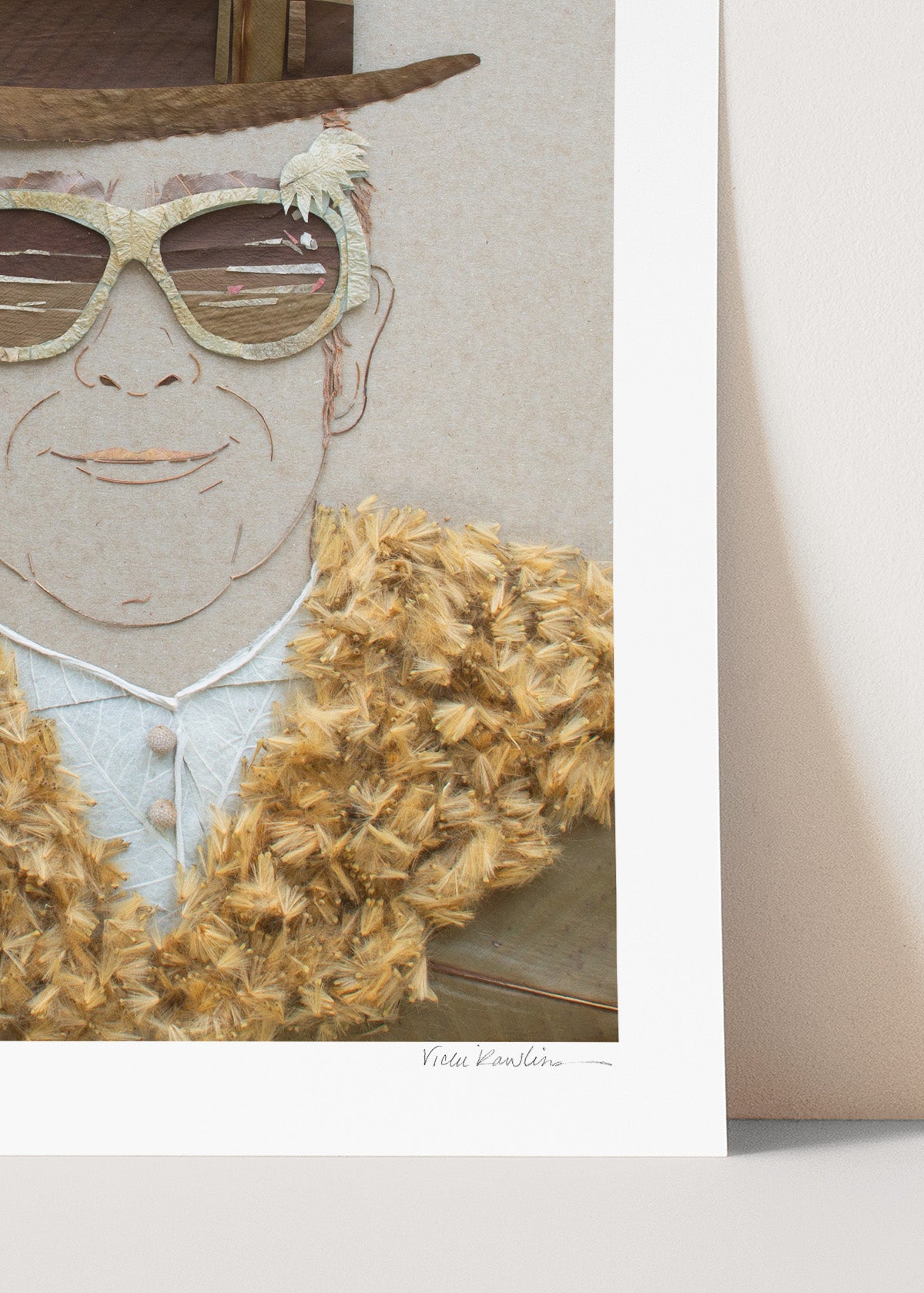 "Sir Elton John" Flower Print