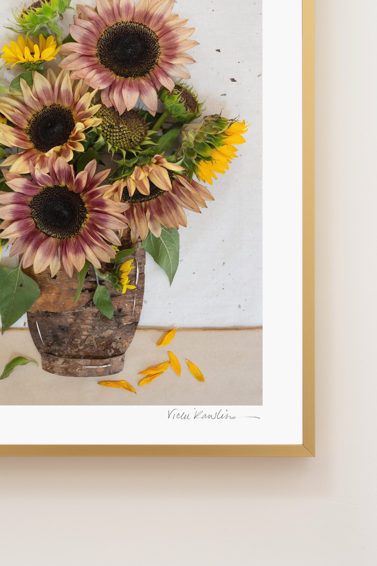"Face the Sun" Flower Print