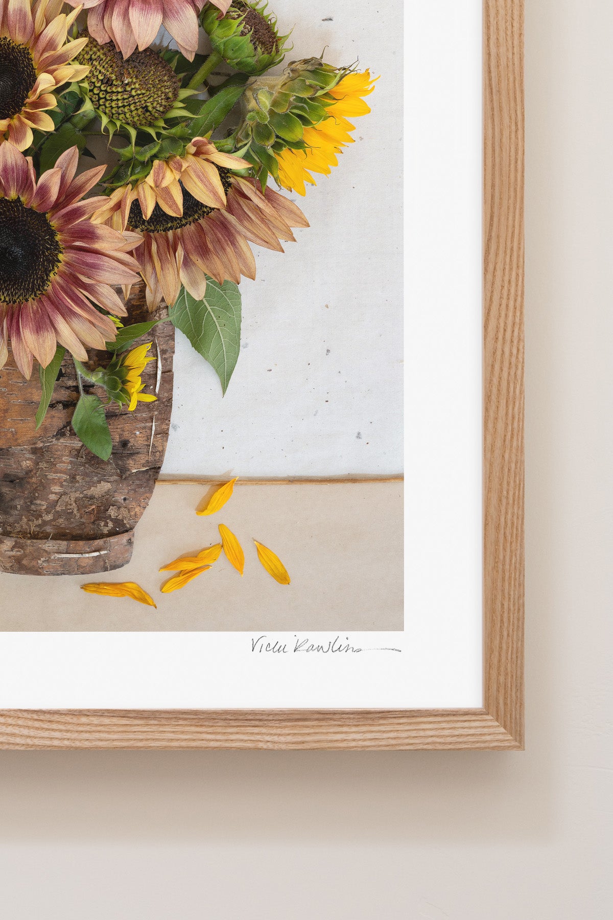 "Face the Sun" Flower Print