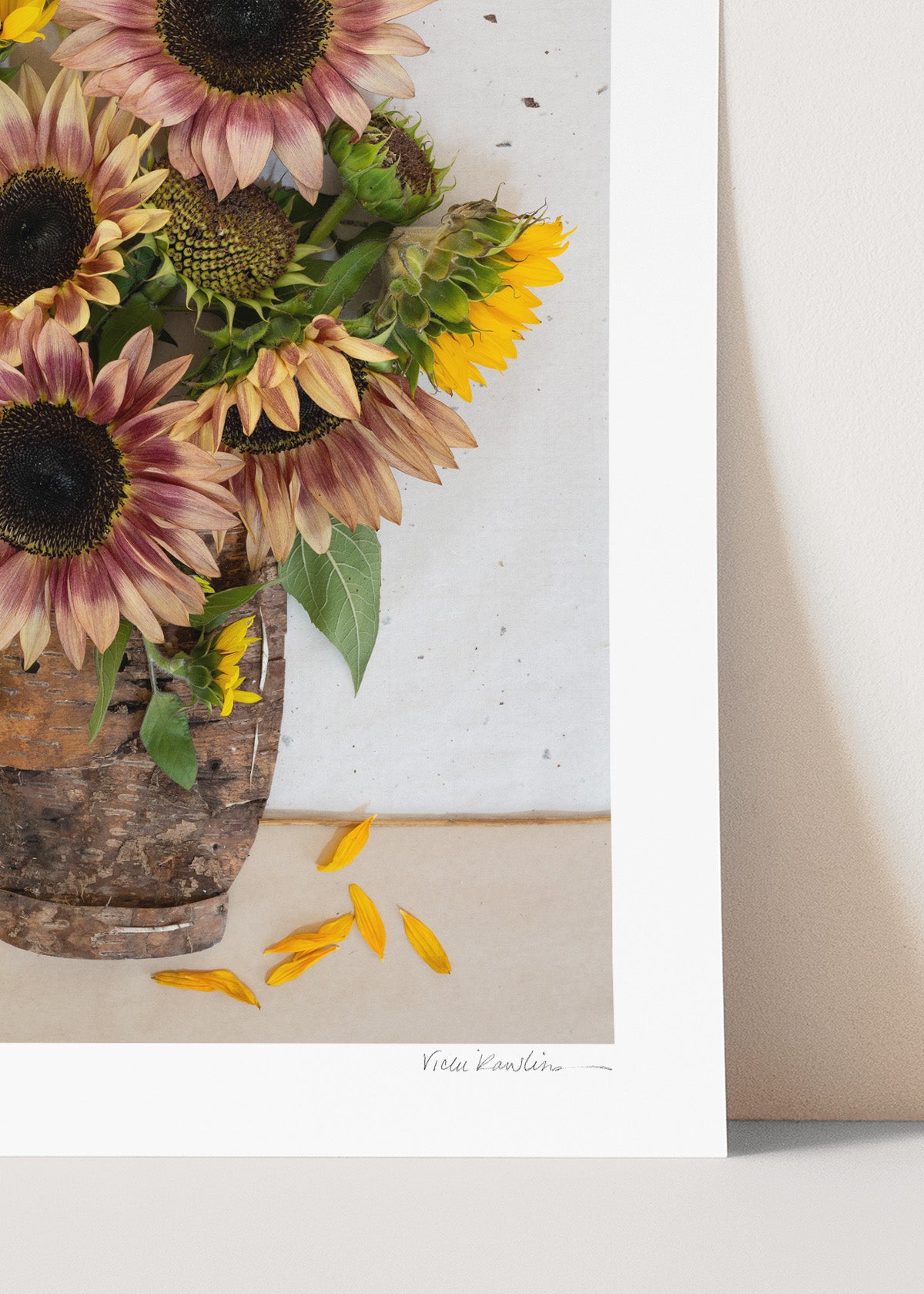 "Face the Sun" Flower Print