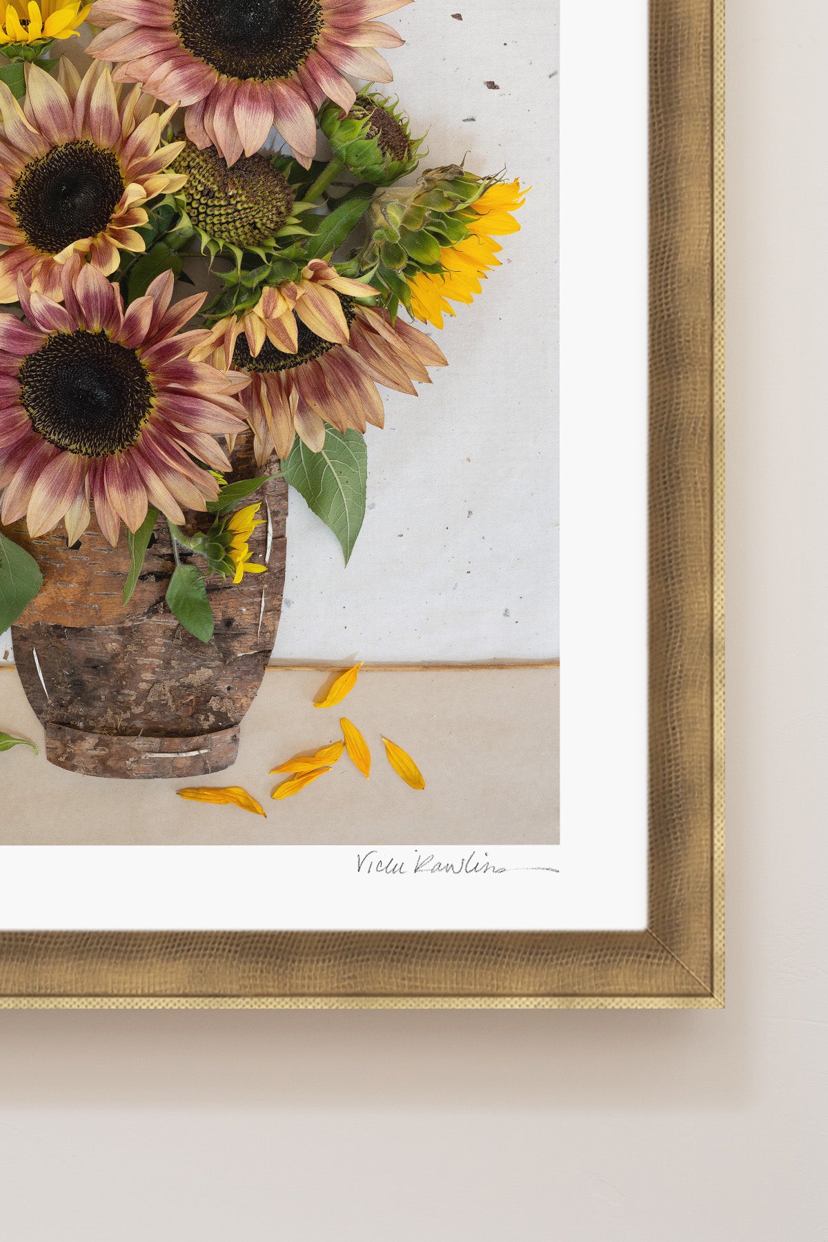 "Face the Sun" Flower Print