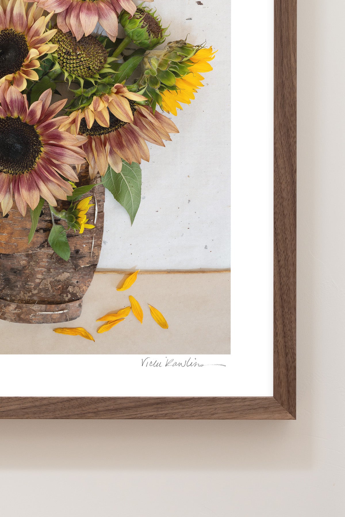 "Face the Sun" Flower Print