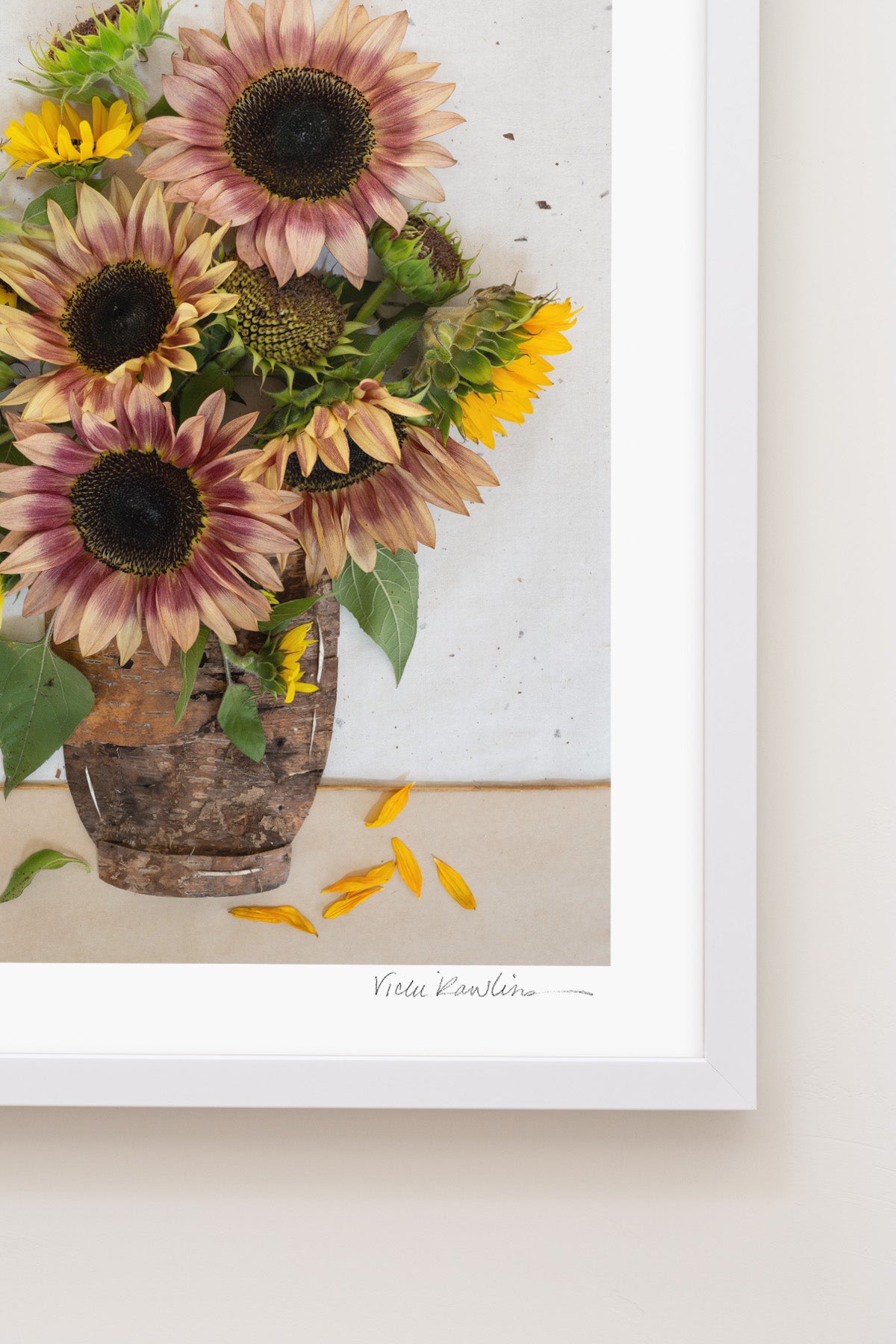 "Face the Sun" Flower Print
