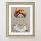 "Feathered Friends Frida" Flower Print