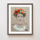 "Feathered Friends Frida" Flower Print