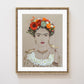 "Feathered Friends Frida" Flower Print