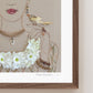 "Feathered Friends Frida" Flower Print